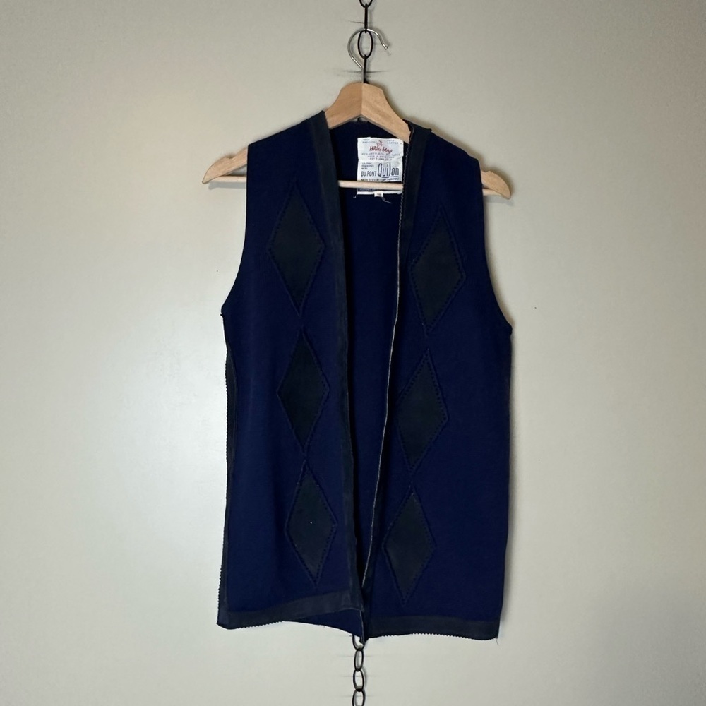 Vintage 1980s White Stag Wool Vest Medium